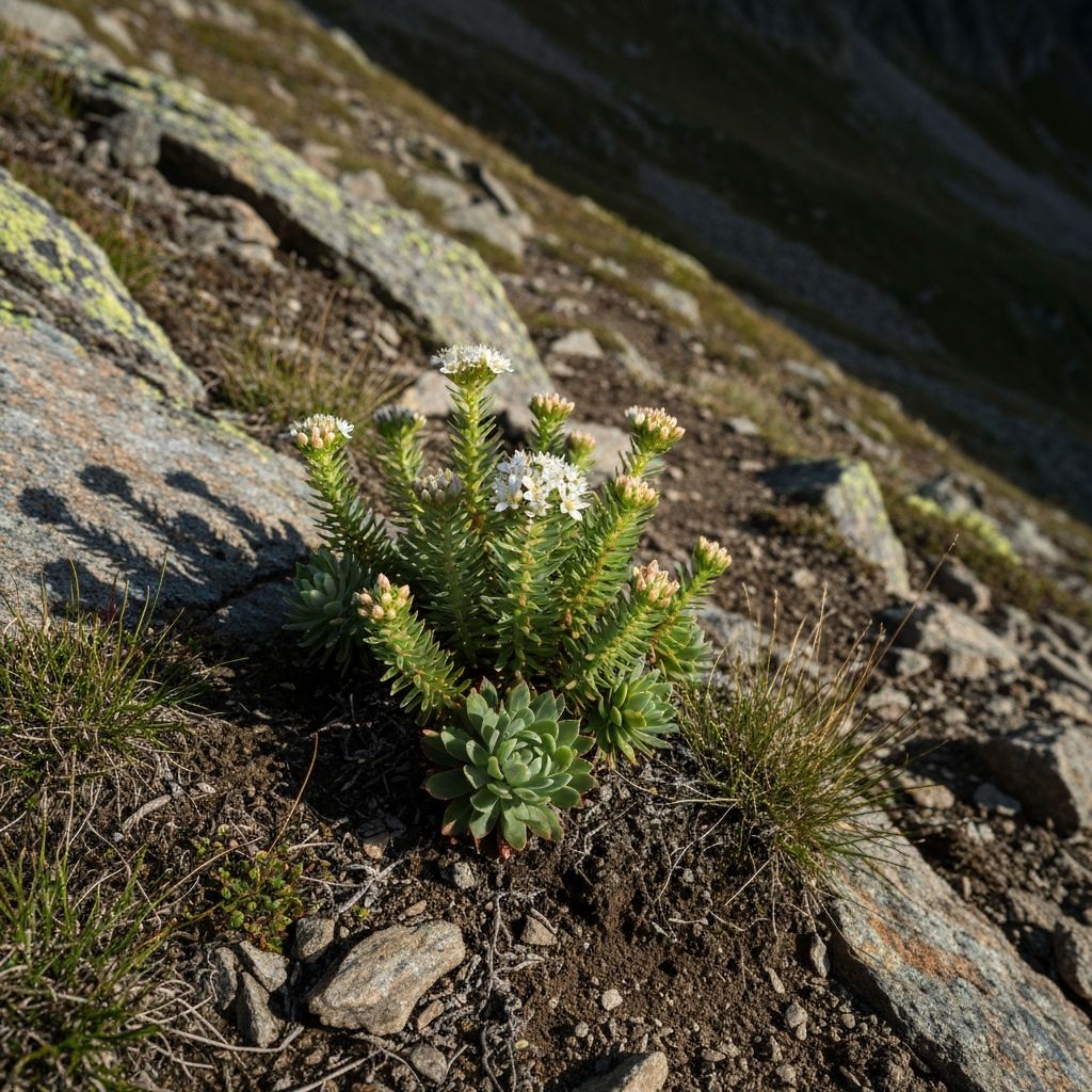 Rhodiola rosea plant